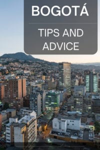 Share Tips and Advice about Bogotá
