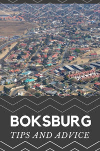 Share Tips and Advice about Boksburg