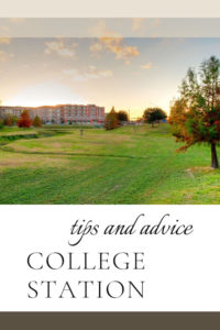 Share Tips and Advice about College Station