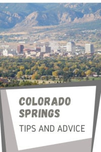 Share Tips and Advice about Colorado Springs