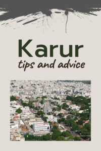 Share Tips and Advice about Karur