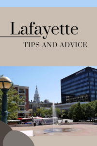 Share Tips and Advice about Lafayette