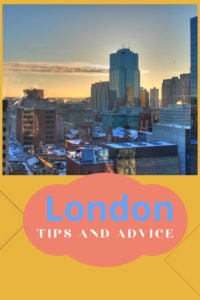 Share Tips and Advice about London