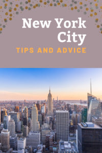 Share Tips and Advice about New York City