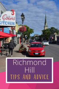 Share Tips and Advice about Richmond Hill