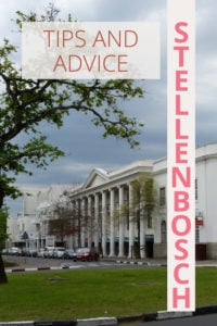 Share Tips and Advice about Stellenbosch