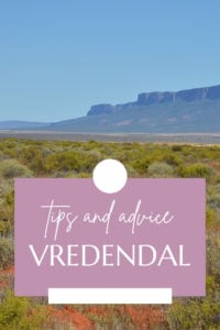 Share Tips and Advice about Vredendal